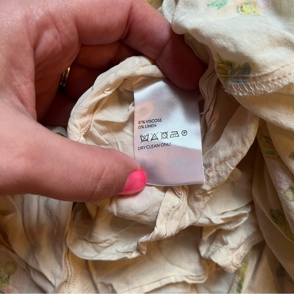 Free People Like A Lady Print Minidress size large - Picture 5 of 7